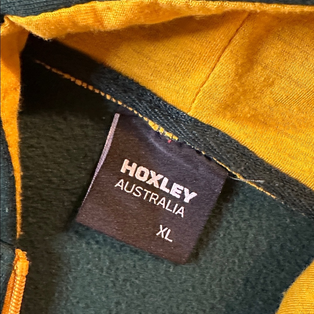 Green Jacket With Australia Flag Patch Hoodie - image 5